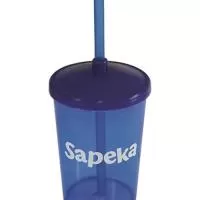 Copão com tampa e canudo Personalizado