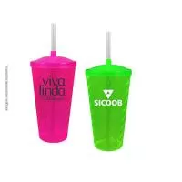Copo com Canudo Personalizado