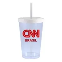 Copo com Canudo Personalizado
