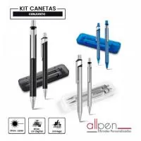 Kit caneta e lapiseira Personalizado