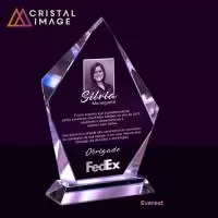 Placa comemorativa de cristal ou vidro Personalizada