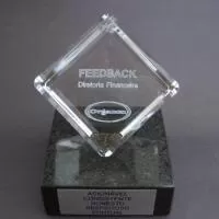 Troféu de cristal ou vidro Personalizado