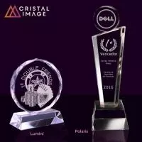 Troféu de cristal ou vidro Personalizado